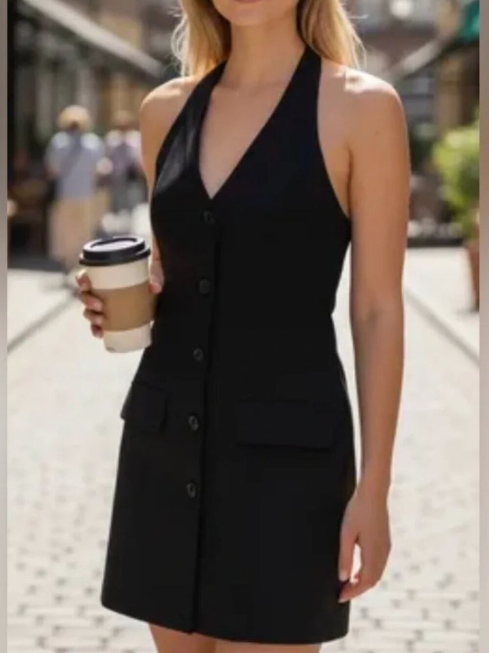 NWOT  Abercrombie halter mini dress